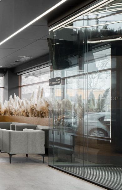 Double Glaze Glass Partition